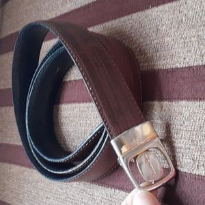 Vintage Christian Dior Leather Belt 